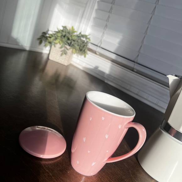 Pink Heart Patterned Mug - Picture 4 of 6